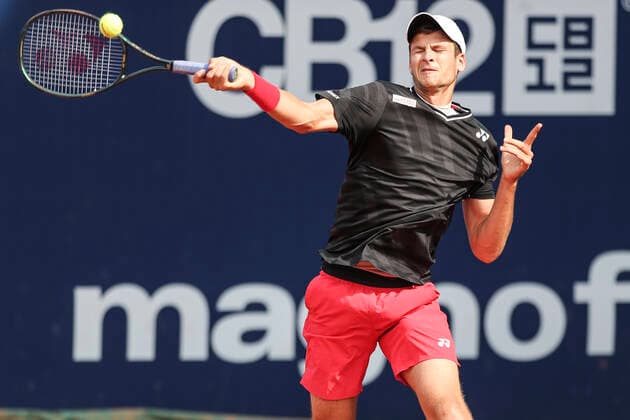 TENNIS - ATP, Tennis Herren Generali Open 2020 KITZBUEHEL,AUSTRIA,10.SEP.20 -TENNIS - ATP World Tour, Generali Open 2020. Image shows Hubert Hurkacz (POL). GEPAxpictures xPatrickxSteiner