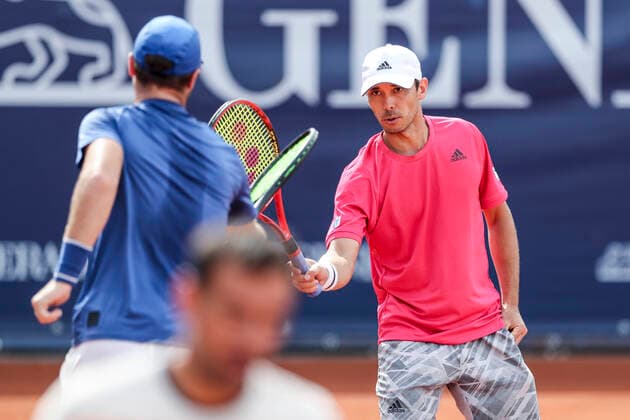 TENNIS - ATP, Tennis Herren Generali Open 2020 KITZBUEHEL,AUSTRIA,10.SEP.20 -TENNIS - ATP World Tour, Generali Open 2020. Image shows Ben McLachlan (JPN). GEPAxpictures xPatrickxSteiner
