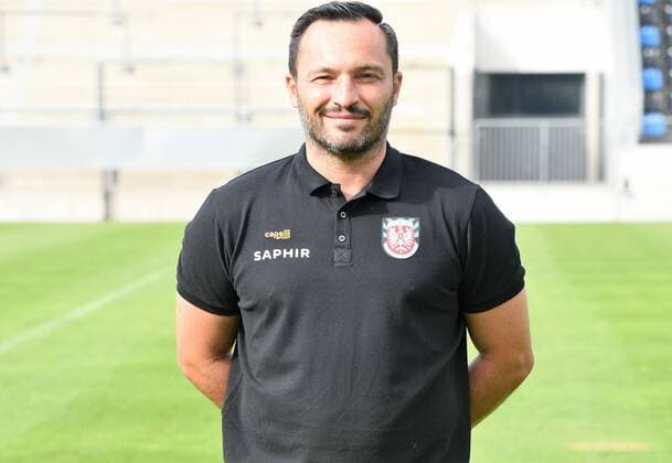10 09 2020 Frankfurt am Main, Soccer, PSD Arena, Regionalliga Southwest, Season 2020 2021, FSV Frankfurt Photo session Portraits Goalkeeping coach Marc Stephani FSV Frankfurt