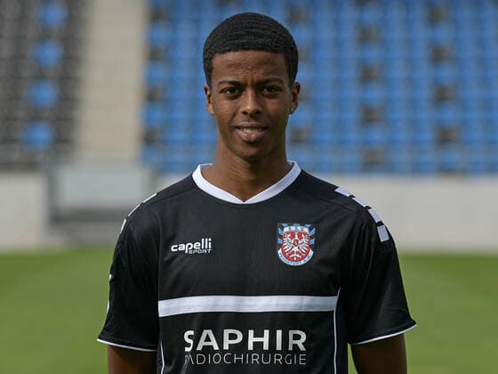 10 09 2020, xjhx, Soccer Regional League South West, FSV Frankfurt Photo session 2020 21 emspor, v l Andu Kelati FSV Frankfurt am Main