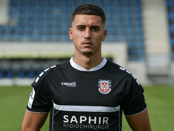 10 09 2020, xjhx, Soccer Regional League South West, FSV Frankfurt Photo session 2020 21 emspor, v l Emir Sejdovic FSV Frankfurt am Main