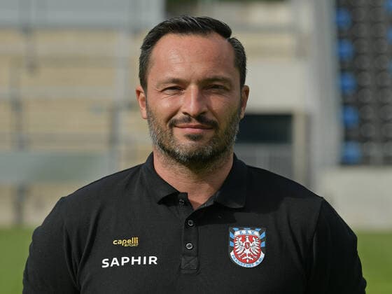 10 09 2020, xjhx, Football Regionalliga Southwest, FSV Frankfurt Photo session 2020 21 emspor, v l Trainer Thomas Brendel FSV Frankfurt am Main