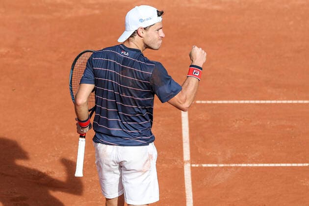 TENNIS - ATP, Tennis Herren Generali Open 2020 KITZBUEHEL,AUSTRIA,10.SEP.20 -TENNIS - ATP World Tour, Generali Open 2020. Image shows the rejoicing of Diego Schwartzman (ARG). GEPAxpictures xPatrickxSteiner