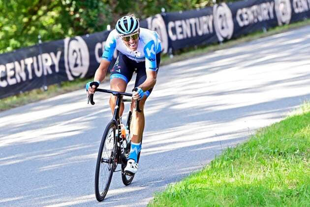 SARRAN CORREZE, FRANCE - SEPTEMBER 10 : POLITT Nils (GER) of ISRAEL START - UP NATION during stage 12 of the 107th edition of the 2020 Tour de France cycling race, a stage of 218 kms with start in Chauvigny and finish in Sarran Correze on September 10, 2020 in Sarran Correze, France, 10 09 2020 CYCLISME : Tour de France - Etape 12 - Chauvigny a Sarran Correze - 10 09 2020 PhotoNews Panoramic 