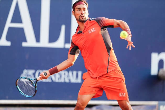 TENNIS - ATP, Tennis Herren Generali Open 2020 KITZBUEHEL,AUSTRIA,10.SEP.20 -TENNIS - ATP World Tour, Generali Open 2020. Image shows Fabio Fognini (ITA). GEPAxpictures xPatrickxSteiner