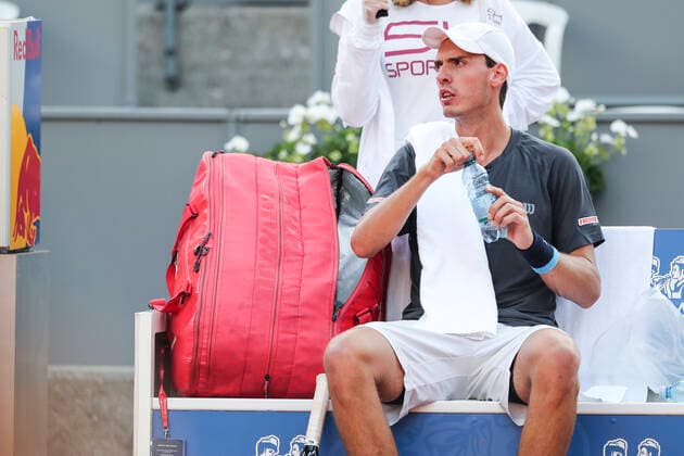 TENNIS - ATP, Tennis Herren Generali Open 2020 KITZBUEHEL,AUSTRIA,10.SEP.20 -TENNIS - ATP World Tour, Generali Open 2020. Image shows Marc-Andrea Huesler (SUI). GEPAxpictures xPatrickxSteiner