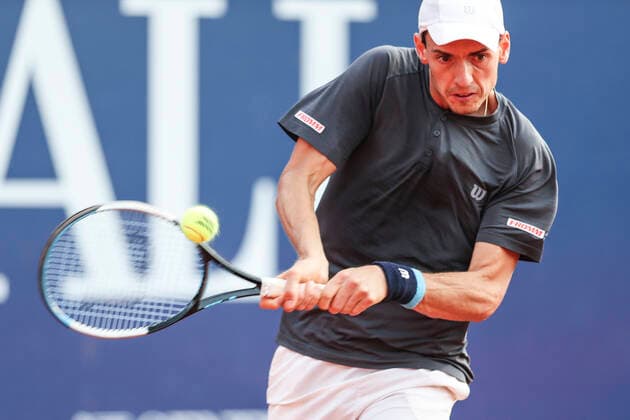 TENNIS - ATP, Tennis Herren Generali Open 2020 KITZBUEHEL,AUSTRIA,10.SEP.20 -TENNIS - ATP World Tour, Generali Open 2020. Image shows Marc-Andrea Huesler (SUI). GEPAxpictures xPatrickxSteiner