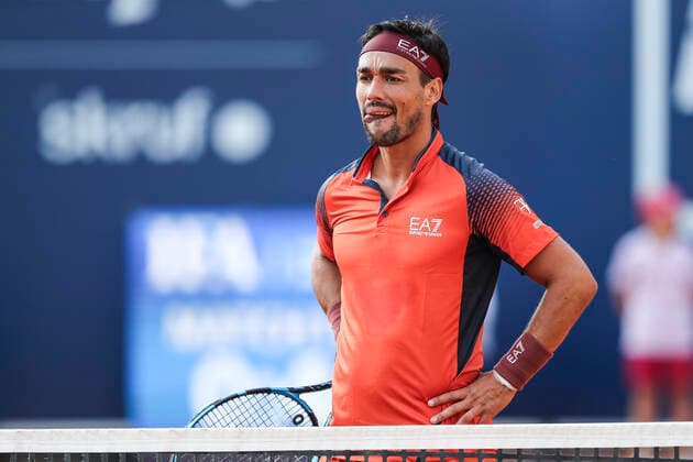 TENNIS - ATP, Tennis Herren Generali Open 2020 KITZBUEHEL,AUSTRIA,10.SEP.20 -TENNIS - ATP World Tour, Generali Open 2020. Image shows Fabio Fognini (ITA). GEPAxpictures xPatrickxSteiner