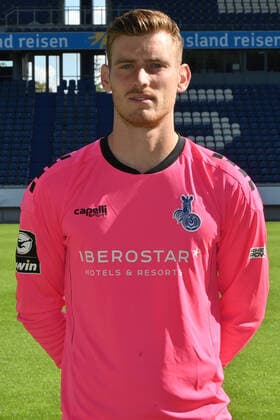 Goalkeeper Leo Weinkauf MSV Duisburg 3 Liga, portrait date 2020 2021 Duisburg Schauinsland Arena Nordrhein Westfalen Germany Team2