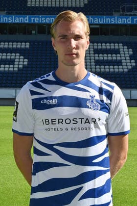 Vincent Vermeij MSV Duisburg 3 Liga, portrait date 2020 2021 Duisburg Schauinsland Arena Nordrhein Westfalen Germany Team2