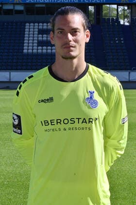 Goalkeeper Steven Deana MSV Duisburg 3 Liga, portrait date 2020 2021 Duisburg Schauinsland Arena Nordrhein Westfalen Germany Team2