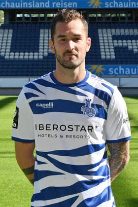 Dominik Schmidt MSV Duisburg 3 Liga, portrait date 2020 2021 Duisburg Schauinsland Arena Nordrhein Westfalen Germany Team2