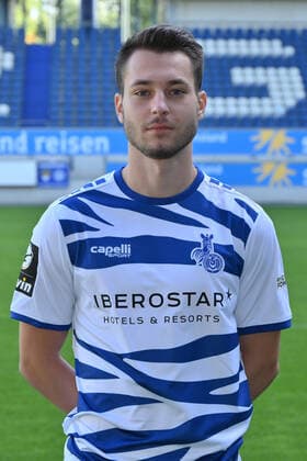 David Tomic MSV Duisburg 3 Liga, portrait date 2020 2021 Duisburg Schauinsland Arena Nordrhein Westfalen Germany Team2