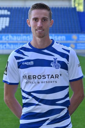 Arne Sicker MSV Duisburg 3 Liga, portrait date 2020 2021 Duisburg Schauinsland Arena Nordrhein Westfalen Germany Team2