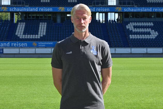 Goalkeeping coach Sven Beuckert MSV Duisburg 3 Liga, portrait date 2020 2021 Duisburg Schauinsland Arena Nordrhein Westfalen Germany Team2