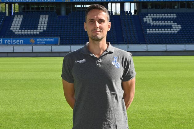 Athletics Coach Miro Lusic MSV Duisburg 3 Liga, portrait date 2020 2021 Duisburg Schauinsland Arena Nordrhein Westfalen Germany Team2