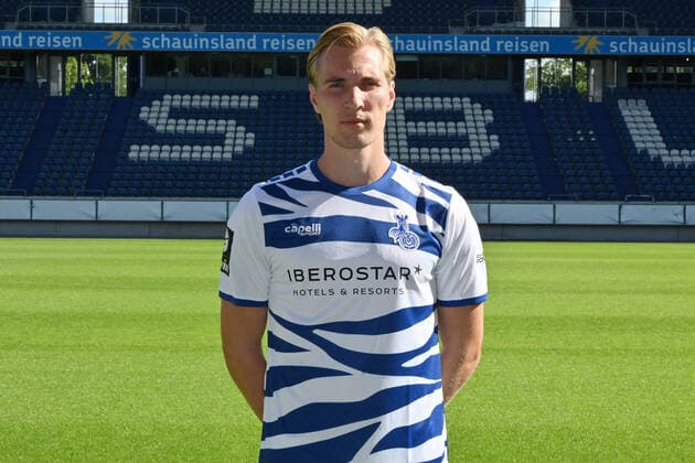 Vincent Vermeij MSV Duisburg 3 Liga, portrait date 2020 2021 Duisburg Schauinsland Arena Nordrhein Westfalen Germany Team2