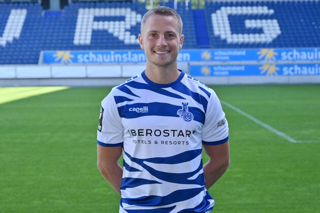 Lukas Scepanik MSV Duisburg 3 Liga, portrait date 2020 2021 Duisburg Schauinsland Arena Nordrhein Westfalen Germany Team2
