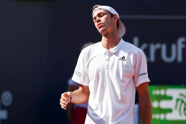 TENNIS - ATP, Tennis Herren Generali Open 2020 KITZBUEHEL,AUSTRIA,11.SEP.20 -TENNIS - ATP World Tour, Generali Open 2020. Image shows the disappointment of Maximilian Marterer (GER). GEPAxpictures xPatrickxSteiner