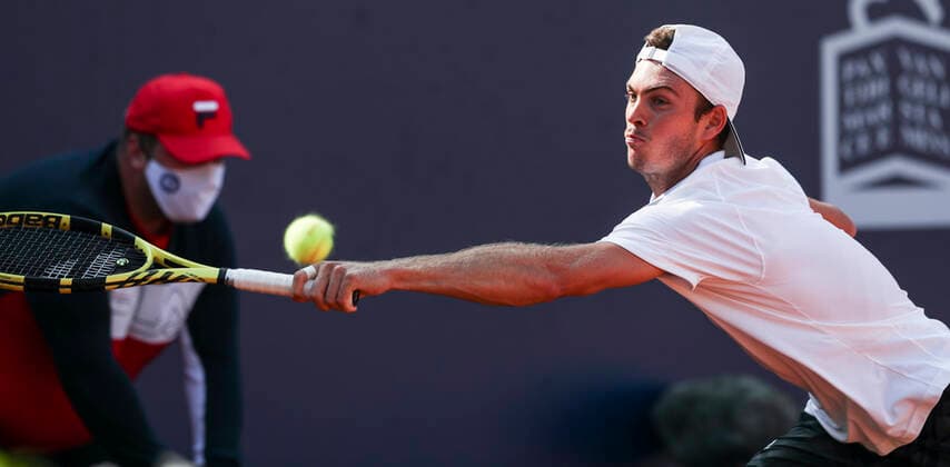 TENNIS - ATP, Tennis Herren Generali Open 2020 KITZBUEHEL,AUSTRIA,11.SEP.20 -TENNIS - ATP World Tour, Generali Open 2020. Image shows Maximilian Marterer (GER). GEPAxpictures xPatrickxSteiner