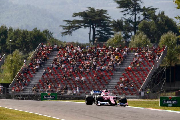 Motorsports FIA Formula One World Championship 2020, Grand Prix of Toscana, 11 Sergio Perez MEX, BWT Racing Point F1 Team, Mugello Italy