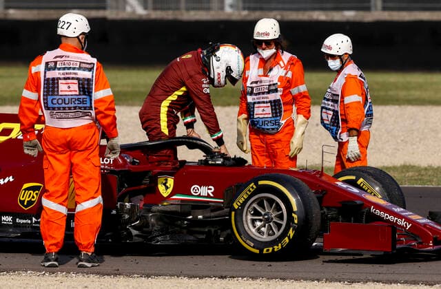 Motorsports FIA Formula One World Championship 2020, Grand Prix of Tuscany, 5 Sebastian Vettel GER, Scuderia Ferrari Mission Winnow , Scarperia Italy