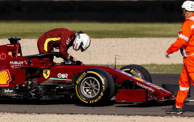 Motorsports FIA Formula One World Championship 2020, Grand Prix of Tuscany, 5 Sebastian Vettel GER, Scuderia Ferrari Mission Winnow , Scarperia Italy