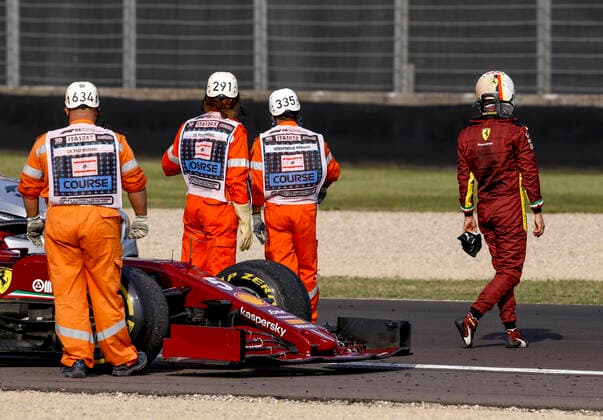 Motorsports FIA Formula One World Championship 2020, Grand Prix of Tuscany, 5 Sebastian Vettel GER, Scuderia Ferrari Mission Winnow , Scarperia Italy