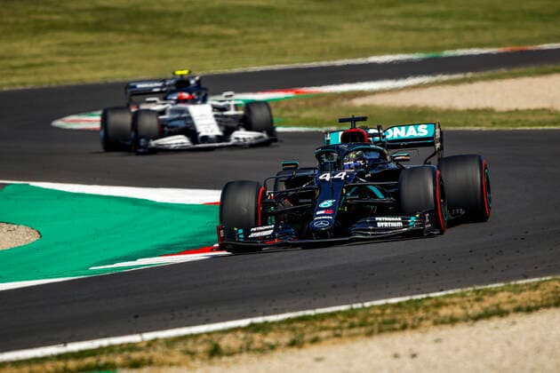 Motorsports FIA Formula One World Championship 2020, Grand Prix of Tuscany, 44 Lewis Hamilton GBR, Mercedes AMG Petronas Formula One Team , Scarperia Italy