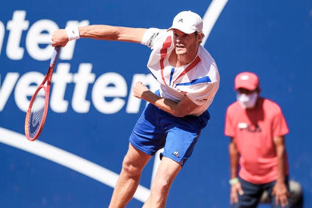 TENNIS - ATP, Tennis Herren Generali Open 2020 KITZBUEHEL,AUSTRIA,12.SEP.20 -TENNIS - ATP World Tour, Generali Open 2020. Image shows Yannick Hanfmann (GER). GEPAxpictures xPatrickxSteiner