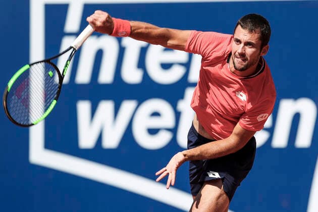 TENNIS - ATP, Tennis Herren Generali Open 2020 KITZBUEHEL,AUSTRIA,12.SEP.20 -TENNIS - ATP World Tour, Generali Open 2020. Image shows Laslo Djere (SRB). GEPAxpictures xPatrickxSteiner