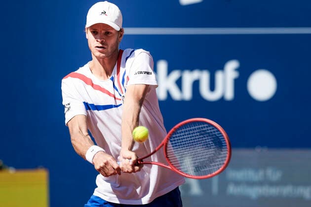 TENNIS - ATP, Tennis Herren Generali Open 2020 KITZBUEHEL,AUSTRIA,12.SEP.20 -TENNIS - ATP World Tour, Generali Open 2020. Image shows Yannick Hanfmann (GER). GEPAxpictures xPatrickxSteiner