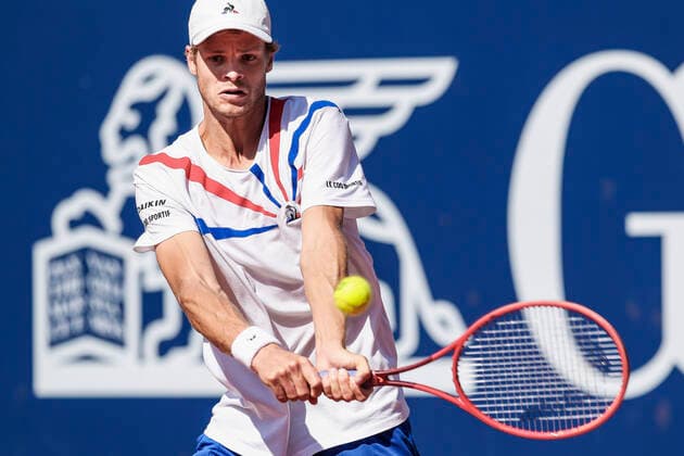 TENNIS - ATP, Tennis Herren Generali Open 2020 KITZBUEHEL,AUSTRIA,12.SEP.20 -TENNIS - ATP World Tour, Generali Open 2020. Image shows Yannick Hanfmann (GER). GEPAxpictures xPatrickxSteiner