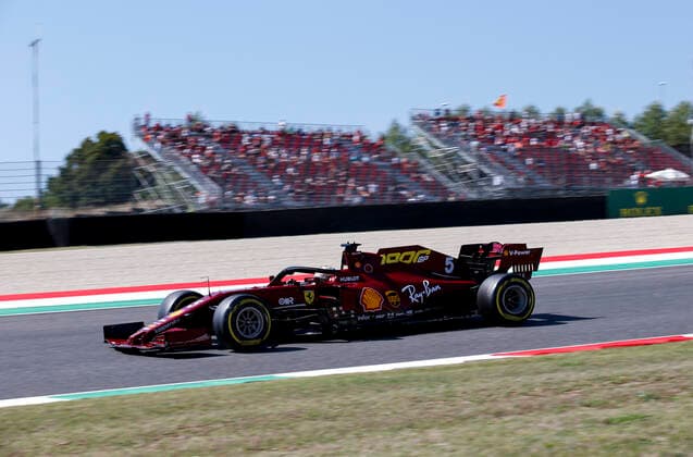 Motorsports FIA Formula One World Championship 2020, Grand Prix of Tuscany, 5 Sebastian Vettel GER, Scuderia Ferrari Mission Winnow , Scarperia Italy