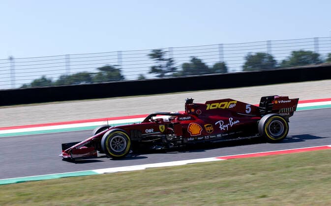 Motorsports FIA Formula One World Championship 2020, Grand Prix of Tuscany, 5 Sebastian Vettel GER, Scuderia Ferrari Mission Winnow , Scarperia Italy