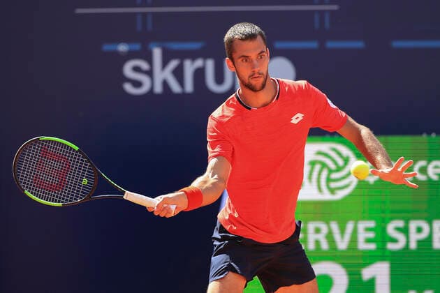 Laslo Djere Tennis Generali Open Kitzbuehel 2020 ATP 250 Kitzbuehler Tennis Club Kitzbuehel Tirol Austria 12 September 2020 Copyright: xJuergenxHasenkopfx