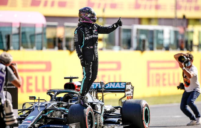 Motorsports FIA Formula One World Championship 2020, Grand Prix of Tuscany, 44 Lewis Hamilton GBR, Mercedes AMG Petronas Formula One Team , Scarperia Italy