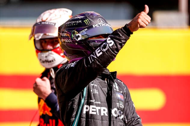 Motorsports FIA Formula One World Championship 2020, Grand Prix of Tuscany, 44 Lewis Hamilton GBR, Mercedes AMG Petronas Formula One Team , Scarperia Italy