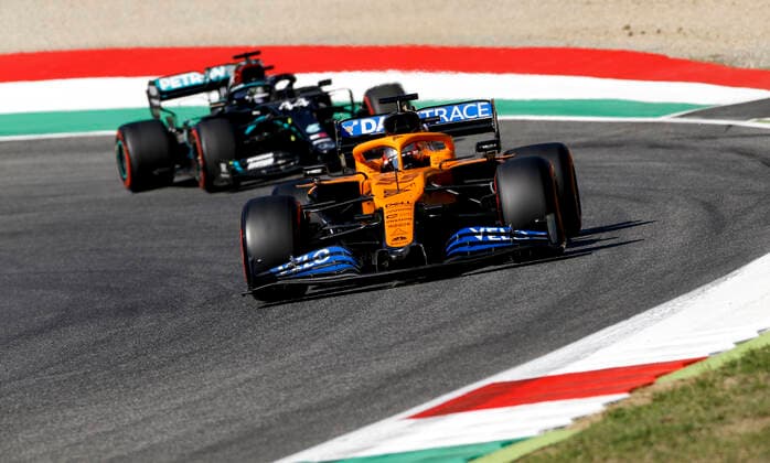 Motorsports FIA Formula One World Championship 2020, Grand Prix of Tuscany, 55 Carlos Sainz ESP, McLaren F1 Team , Scarperia Italy