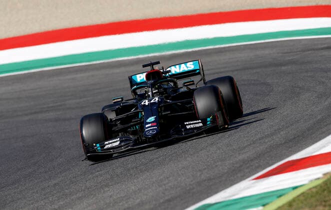 Motorsports FIA Formula One World Championship 2020, Grand Prix of Tuscany, 44 Lewis Hamilton GBR, Mercedes AMG Petronas Formula One Team , Scarperia Italy