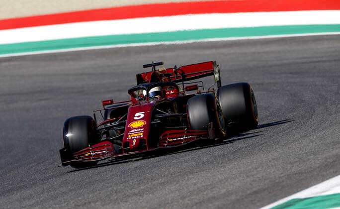 Motorsports FIA Formula One World Championship 2020, Grand Prix of Tuscany, 5 Sebastian Vettel GER, Scuderia Ferrari Mission Winnow , Scarperia Italy