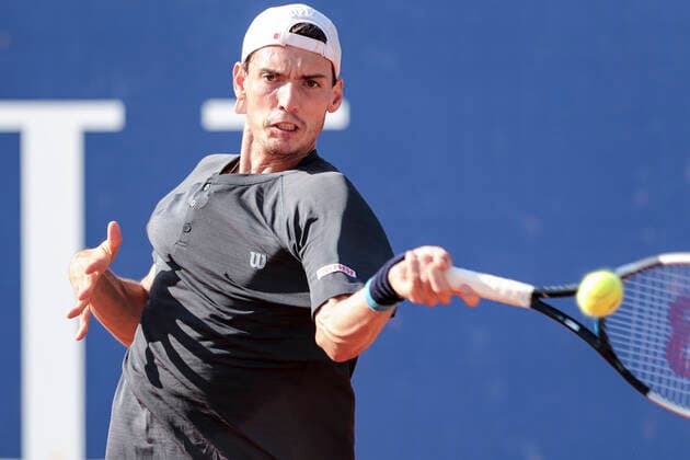 TENNIS - ATP, Tennis Herren Generali Open 2020 KITZBUEHEL,AUSTRIA,12.SEP.20 -TENNIS - ATP World Tour, Generali Open 2020. Image shows Marc Andrea Huesler (SUI). GEPAxpictures xPatrickxSteiner