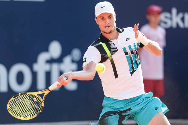 TENNIS - ATP, Tennis Herren Generali Open 2020 KITZBUEHEL,AUSTRIA,12.SEP.20 -TENNIS - ATP World Tour, Generali Open 2020. Image shows Miomir Kecmanovic (SRB). GEPAxpictures xPatrickxSteiner
