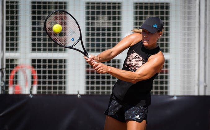 September 12, 2020, Rome, ITALY: Angelique Kerber of Germany during practice at the 2020 Internazionali BNL d Italia WTA, Tennis Damen Premier 5 tennis tournament Rome ITALY - ZUMAa181 20200912_zaa_a181_115 Copyright: xRobxPrangex