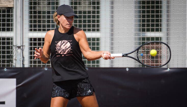 Sport Bilder des Tages September 12, 2020, Rome, ITALY: Angelique Kerber of Germany during practice at the 2020 Internazionali BNL d Italia WTA, Tennis Damen Premier 5 tennis tournament Rome ITALY - ZUMAa181 20200912_zaa_a181_312 Copyright: xRobxPrangex