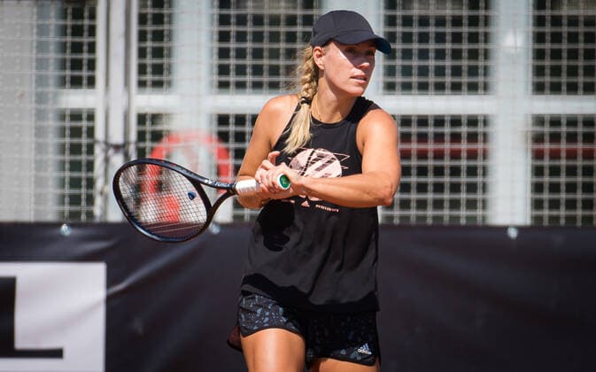 September 12, 2020, Rome, ITALY: Angelique Kerber of Germany during practice at the 2020 Internazionali BNL d Italia WTA, Tennis Damen Premier 5 tennis tournament Rome ITALY - ZUMAa181 20200912_zaa_a181_313 Copyright: xRobxPrangex