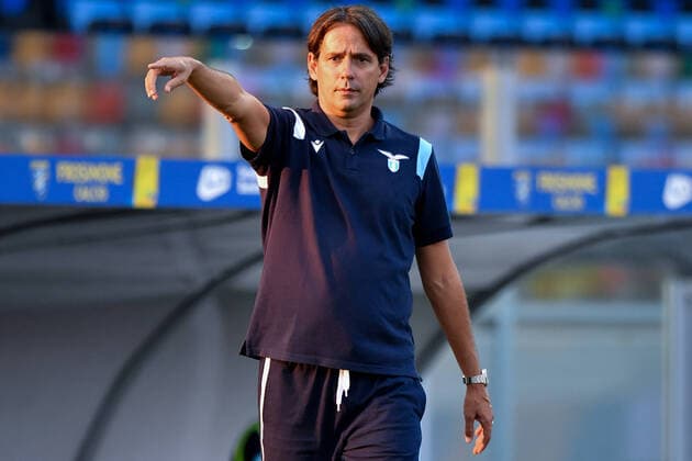 Simone Inzaghi coach of SS Lazio during the friendly football match between Frosinone calcio and SS Lazio at Benito Stirpe stadium in Frosinone (Italy), September 12th, 2020. SS Lazio won 1-0 over Frosinone. Photo Andrea Staccioli Insidefoto andreaxstaccioli