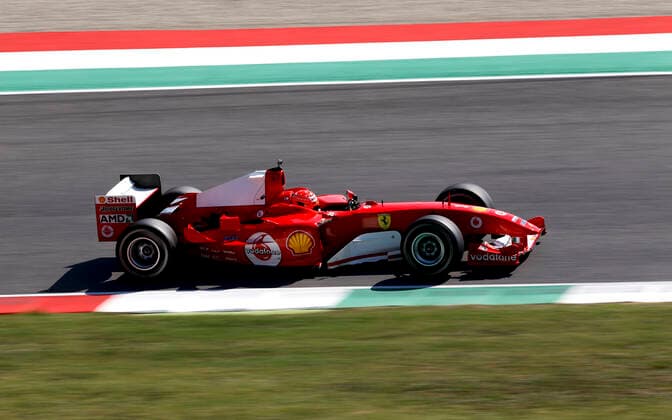 Motorsports FIA Formula One World Championship 2020, Grand Prix of Tuscany, Mick Schumacher GER drives the Ferrari F2004 of his father Michael Schumacher Scarperia Italy