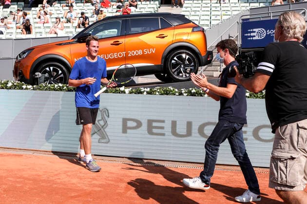TENNIS - ATP, Tennis Herren Generali Open 2020 KITZBUEHEL,AUSTRIA,13.SEP.20 - TENNIS - ATP World Tour, Generali Open , final. Image shows Lukas Baumgartner and Raphael Gaillard (Peugeot). GEPAxpictures xPatrickxSteiner