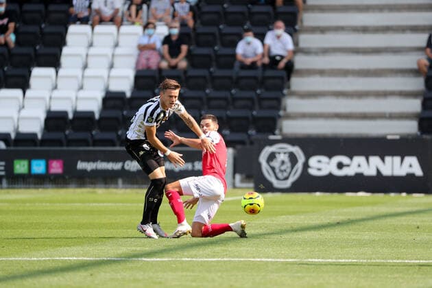 15 PIERRICK CAPELLE (SCO) FOOTBALL : Angers vs Reims - Ligue 1 Uber Eats - 13 09 2020 FEP Panoramic 